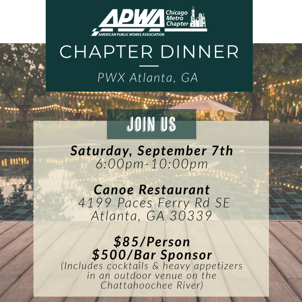 Chicago Metro PWX Dinner – APWA Chicago Metro Chapter